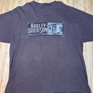 Harley Davidson Shirt, Brown, No Tags I Took Measurements See Photos, Tigard Ore